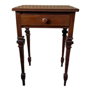 Antique Federal Style Side Table, 19th Century