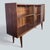 Mid-Century Walnut & Teak Sliding Glass Display Cabinet For Sale - Image 4 of 7
