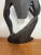 Vintage Abstract Thinking Man Sculpture Figurine Modernist Black Art Decor For Sale In Philadelphia - Image 6 of 11