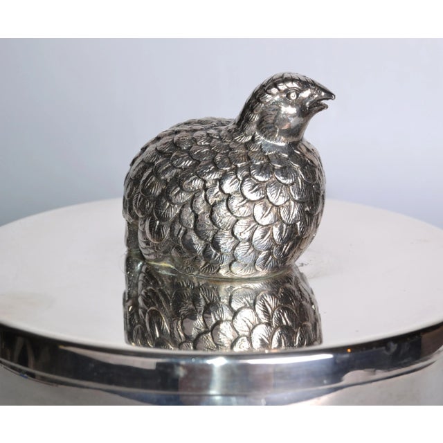 Silverplate De Uberti Ice Bucket For Sale - Image 4 of 9