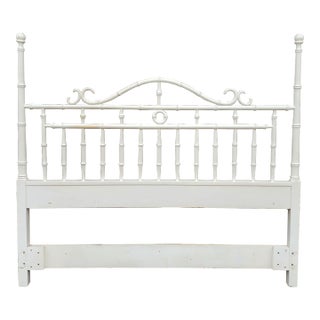 Faux Bamboo Regency Style Headboard For Sale