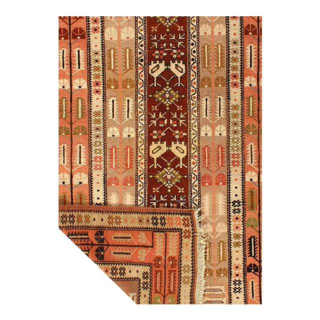 Pasargad Hand-Knotted Kazak Area Rug - 4'5" X 8'1" For Sale In Washington DC - Image 6 of 6