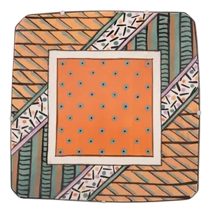 Postmodern Porcelain Plate from Dorothy Hafner