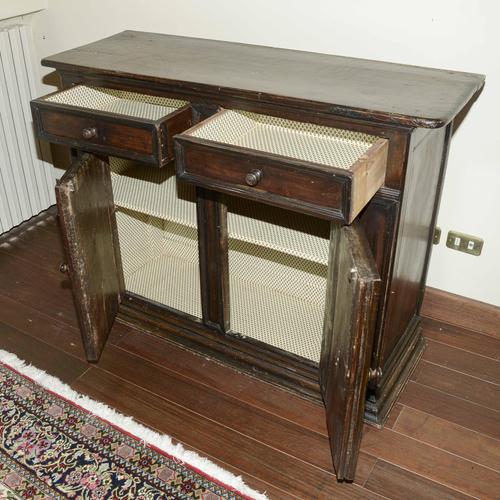 Antique Credenza in Wood For Sale - Image 4 of 9