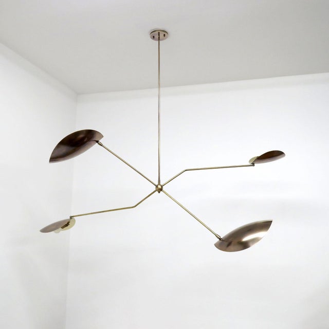 Contemporary Calder™ Brass Chandelier by Gallery L7 For Sale - Image 3 of 11