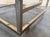 Metal 1970s Pair of Square Brass and Glass Structural Coffee tables, Italian For Sale - Image 7 of 18