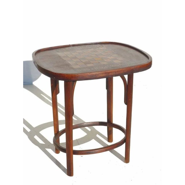 Wood Game Table from Liquori Pedroni, Italy, Early 1900s For Sale - Image 7 of 7