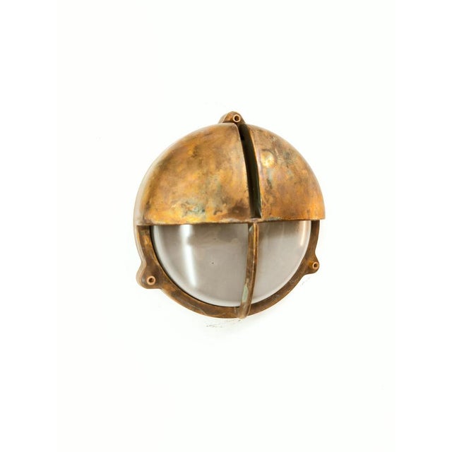 Cast Brass Wall Sconce For Sale - Image 9 of 11