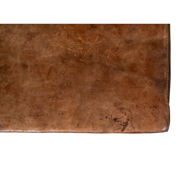 Vintage Leather Gym Mat For Sale - Image 4 of 5
