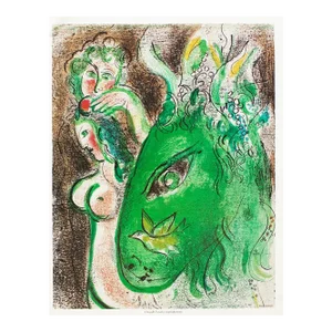 1987 After Marc Chagall "Paradise", Second Edition Full-Color Print