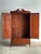 Brown Late 19th Century Antique Mahogany Wardrobe Armoire With Original Mirrors For Sale - Image 8 of 16