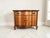 Beautiful antique solid oak cabinet featuring a striking serpentine front, rich quarter-sawn (tiger oak) grain, and carved...