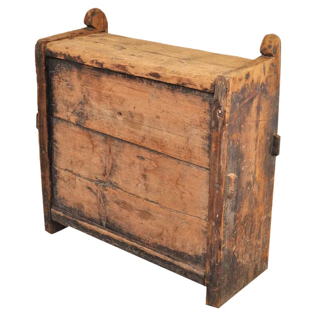 Wooden Himalayan Chest, 1900s For Sale