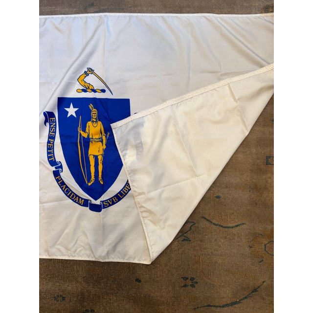 Native American Late 20th Century Vintage Flag For Sale - Image 3 of 4