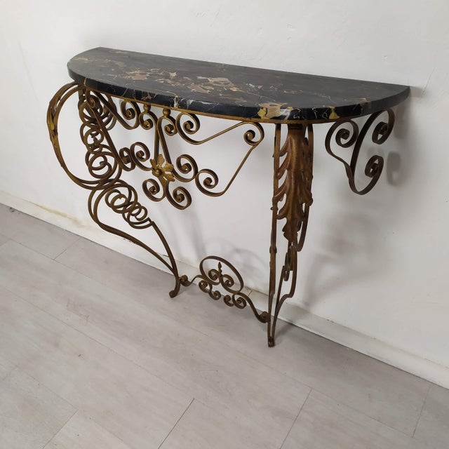 Marble Console Table, 1950s For Sale - Image 4 of 18