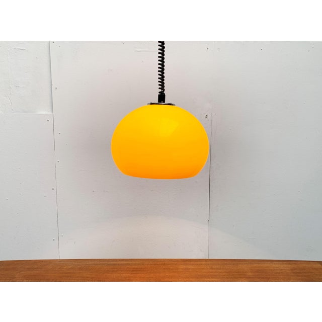 Guzzini Mid-Century Space Age Italian Jolly Pendant Lamp by Luigi Massoni for Guzzini, 1960s For Sale - Image 4 of 18
