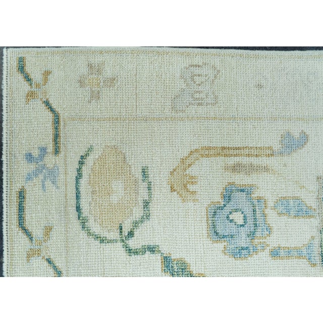 Turkish Oushak Rug 12'3" x 15'2" #20099 For Sale In Houston - Image 6 of 8