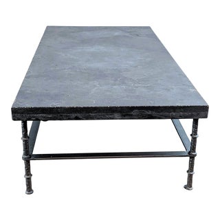 Restoration Hardware Rowen Bluestone Coffee Table For Sale