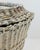 Large Handcrafted Woven Newspaper Laundry Basket with Lid, 1990s For Sale - Image 6 of 11
