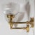 American Set of Four American Classical Brass and Halophane Glass Sconces For Sale - Image 3 of 7