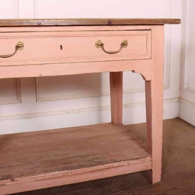 Scottish Farmhouse Potboard Dresser Base For Sale - Image 3 of 14