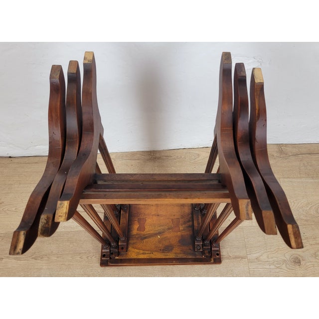 Victorian Nesting Tables in Mahogany, 1880, Set of 3 For Sale - Image 17 of 18