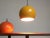 Mid-Century Modern Mid-Century Space Age Ball Pendant Lamps, Set of 2 For Sale - Image 3 of 18
