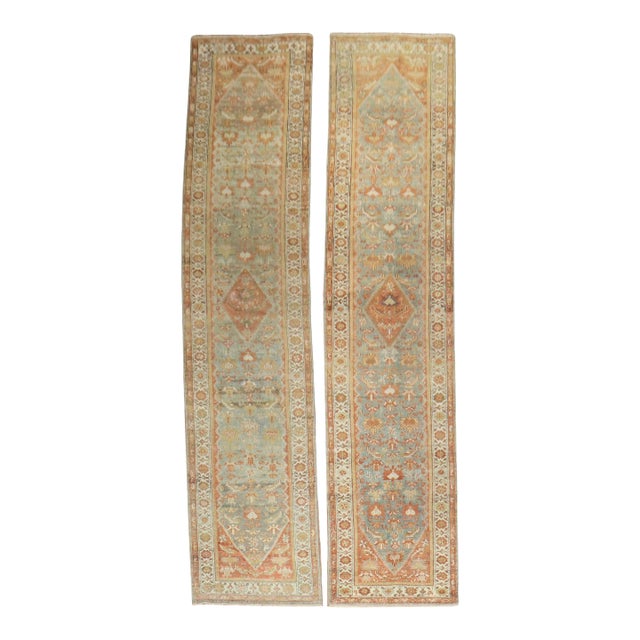 Antique Zabihi Collection Persian Runners - A Pair - 2'10" x 12'10" For Sale