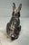 Antique 1920's Cast Iron Bunny Rabbit Animal Still Coin Bank – A.c. Williams For Sale - Image 4 of 9