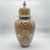 Amber Handmade Ceramic “Shah” Ginger Jar (30cm) – Rare Amber/Orange Ground & Cypress – Traditional Lidded Decor For Sale - Image 8 of 9