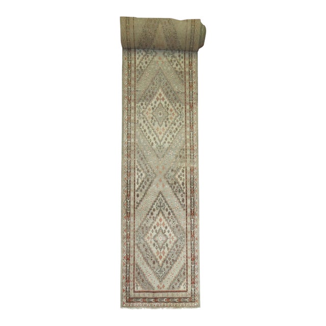 Rare Long Antique Khotan Runner For Sale