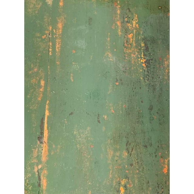 Chinese 1960s Distressed Green Double Doors Sideboard For Sale - Image 3 of 7