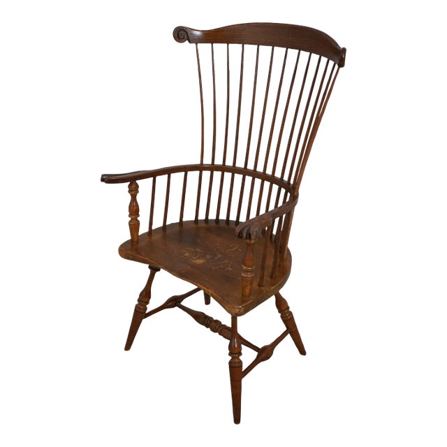 Frederick Duckloe High Back Windsor Armchair For Sale
