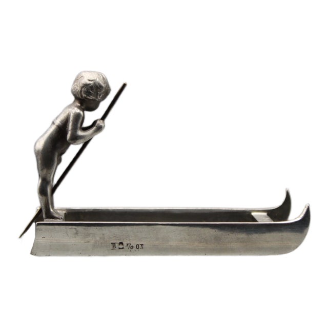 This silver plated salt cellar is a product from WMF (Württembergische Metallwarenfabrik) a German company known for its...