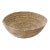 Artisan Handwoven Reed Basket 19" Diam For Sale