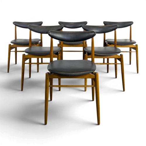Vintage Scandinavian Teak Chairs, Set of 6 For Sale - Image 12 of 12
