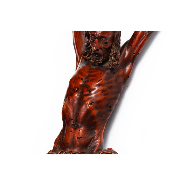 Fine Carved Boxwood 17th Century Jansenist Corpus Christi For Sale - Image 17 of 18