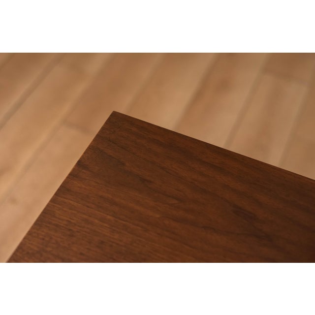 Vintage Milo Baughman Walnut Tambour Door Cabinet for Glenn of California For Sale - Image 10 of 16