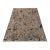 Bird of Paradise Area Rug, Hand-Knotted Wool, Pictorial, 8x10, Beige & Teal For Sale