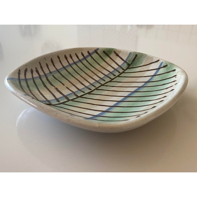 Ceramic 1940s Lee Rosen for Design-Technics Pottery Plate For Sale - Image 7 of 8