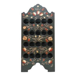 Late 20th Century Spanish Artisanal Wine Rack Cabinet For Sale