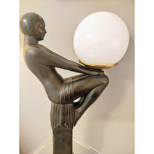 1980s Art Deco Style Table Lamp by Carlo Bartoli, 1970s For Sale - Image 5 of 17
