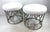 Modern Faux Bois Nickel Plated Benches/ a Pair For Sale In Philadelphia - Image 6 of 10