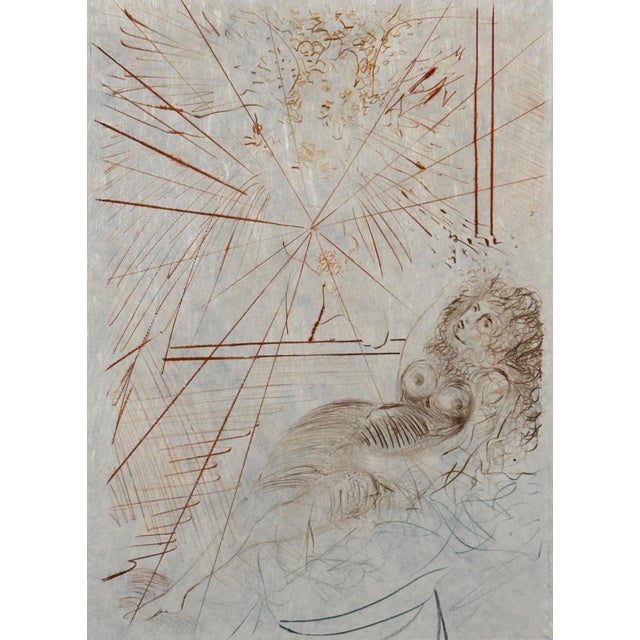 ARTIST: Salvador Dali TITLE: Le Decameron L'ange Gabriel MEDIUM: Etching on Japon Paper SIGNED: Hand Signed PUBLISHER:...