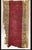 Embroidered velvet panel with mirrored thuluth calligraphic cartouches A rectangular textile woven fragment, comprising...