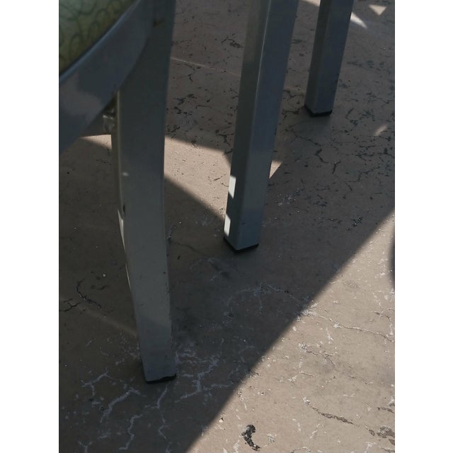 Mid-Century Modern Vintage Mid Century Modern Tubular Steel and Vinyl Dining Chairs, Set of Six For Sale - Image 3 of 12
