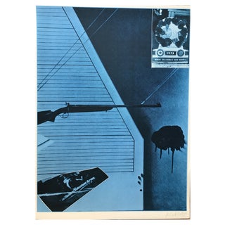 Jacques Monory, Usa Rifle, 1976, Serigraph For Sale