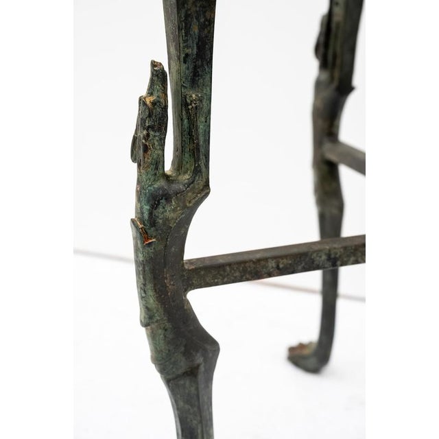 Sculptural Bronze and Marble Table, 19th-20th Century For Sale - Image 4 of 16