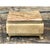 This vintage onyx and brass footed box is a striking example of decorative object craftsmanship, its rectangular form...