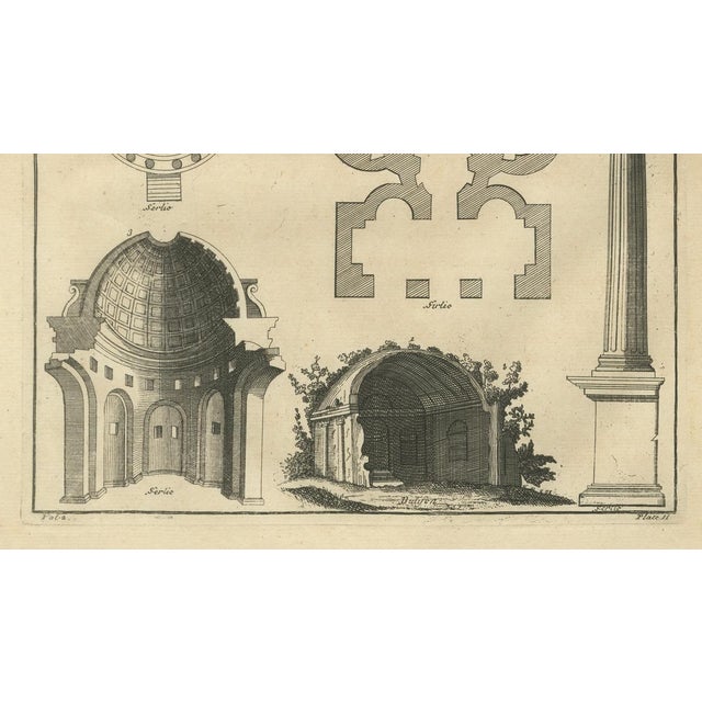Paper Montfaucon, Architecture Engraving, 1721, Paper For Sale - Image 7 of 9